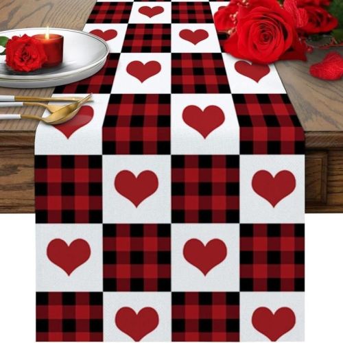 Table Decor Valentine's Day Printed Tablecloth